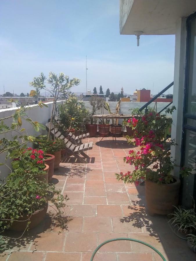Hostal El Cascabel Cholula Buitenkant foto